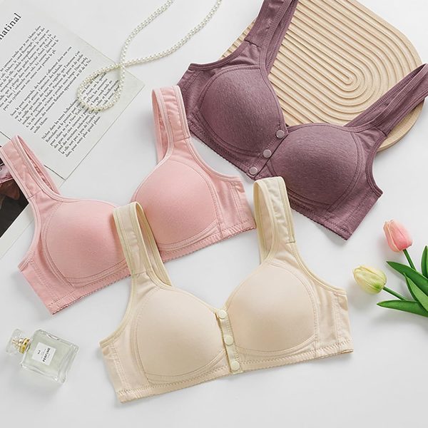 JOASDAO Soutien-gorge marguerite fermeture avant femmes-6