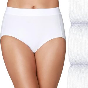 Culotte Vanity Fair Beyond Comfort Femme Sans Couture Blanc-0