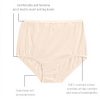 Culotte femme Vanity Fair coton confort ajustement parfait