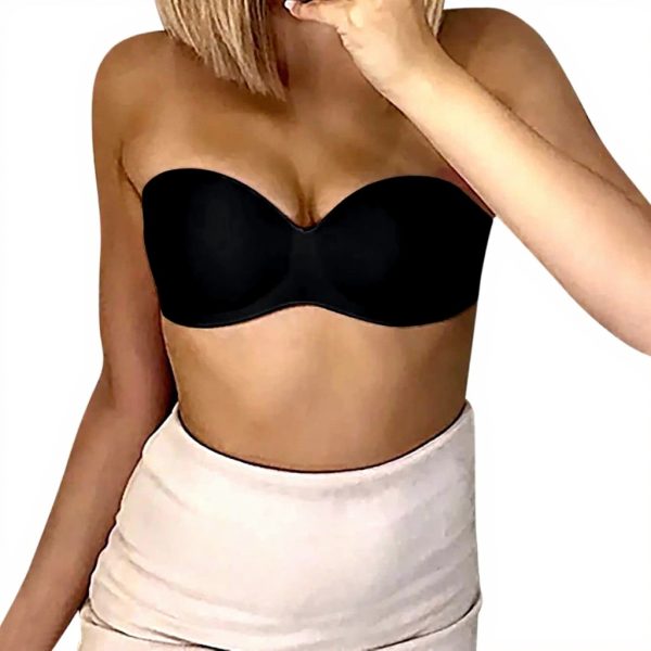 JOASDAO Soutien-gorge sans bretelles femme push-up sans