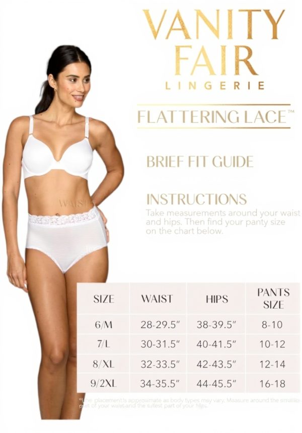 Culotte dentelle Vanity Fair femme confort élégant lingerie
