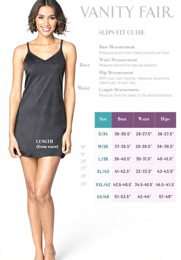 Demi-slip dentelle Vanity Fair femme noir confortable