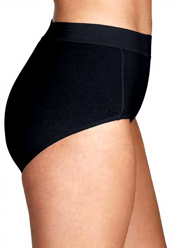 Vanity Fair Slip Femme Taille Sans Couture Modal Noir