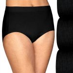 Vanity Fair Slip Femme Taille Sans Couture Modal Noir