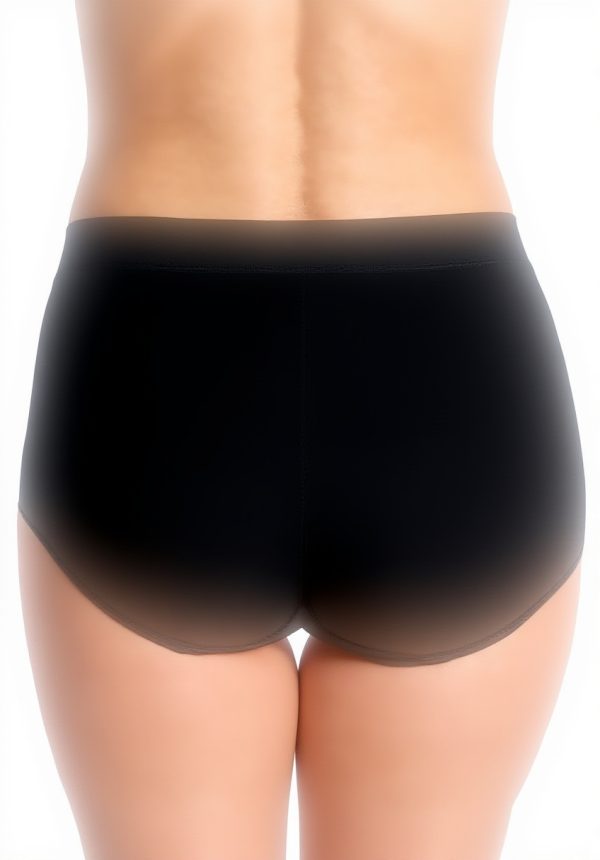 Vanity Fair Slip Femme Taille Sans Couture Modal Noir