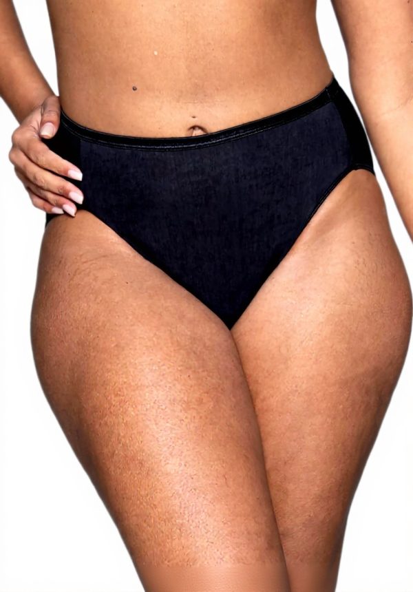 Vanity Fair Slips Femme Culottes Coton Bordure Satin