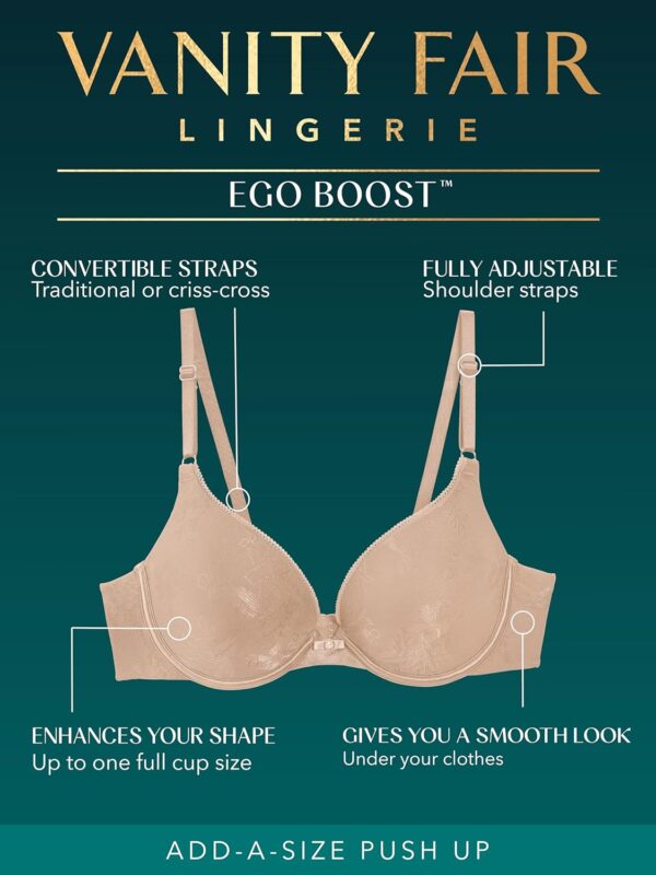 Soutien-gorge push-up Vanity Fair doux polyvalent femme-5