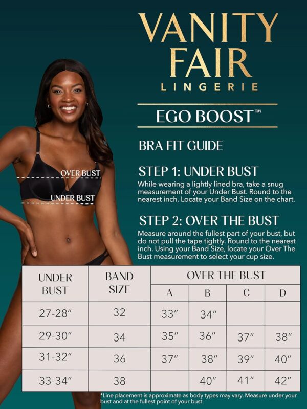 Soutien-gorge push-up Vanity Fair doux confortable femme-5