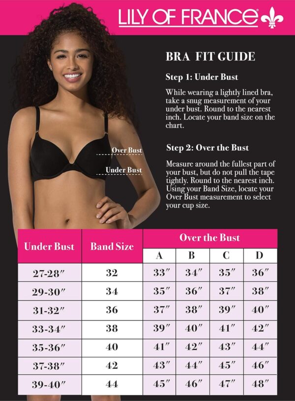 Soutien-gorge push-up Lily of France armatures confortable-8