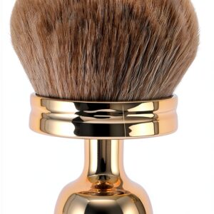 Brosse de maquillage Générique Or rose application rapide-0