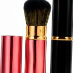 Pinceau à poudre Générique petit format léger maquillage-0