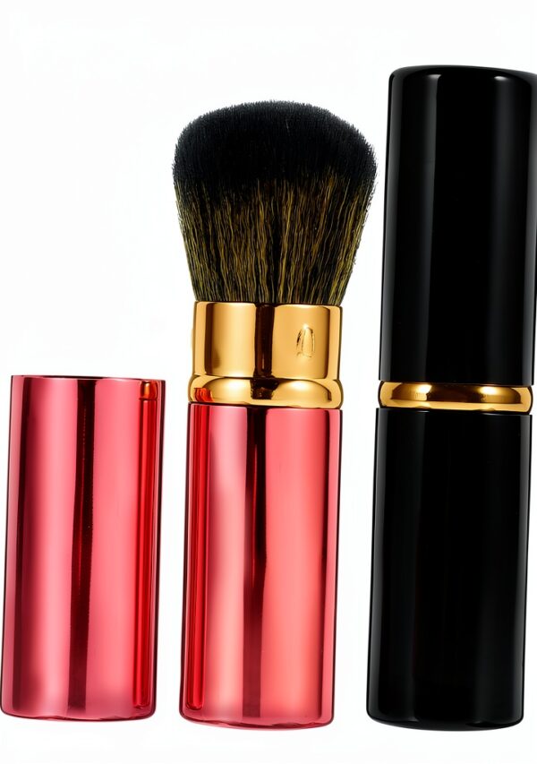 Pinceau à poudre Générique petit format léger maquillage-0