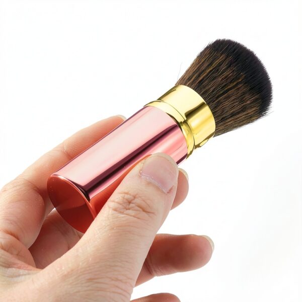 Pinceau à poudre Générique petit format léger maquillage-3