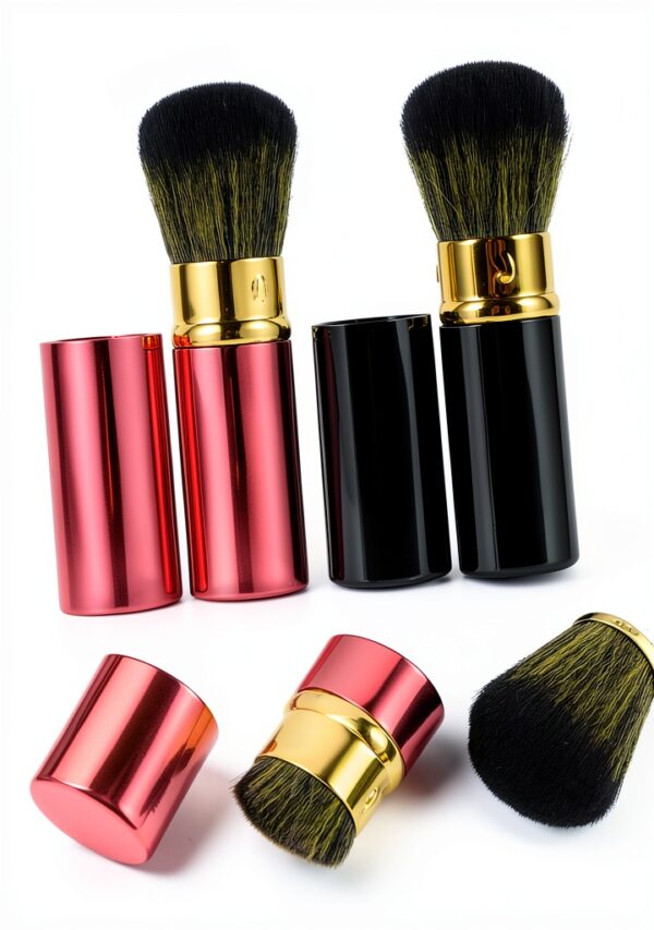 Pinceau à poudre Générique petit format léger maquillage-2