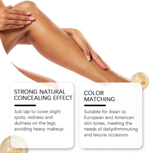 Maquillage jambes Nuhjytgf couverture cicatrices étanche-5