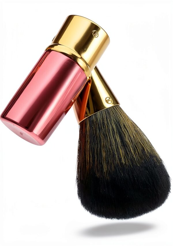 Pinceau à poudre Générique petit format léger maquillage-7